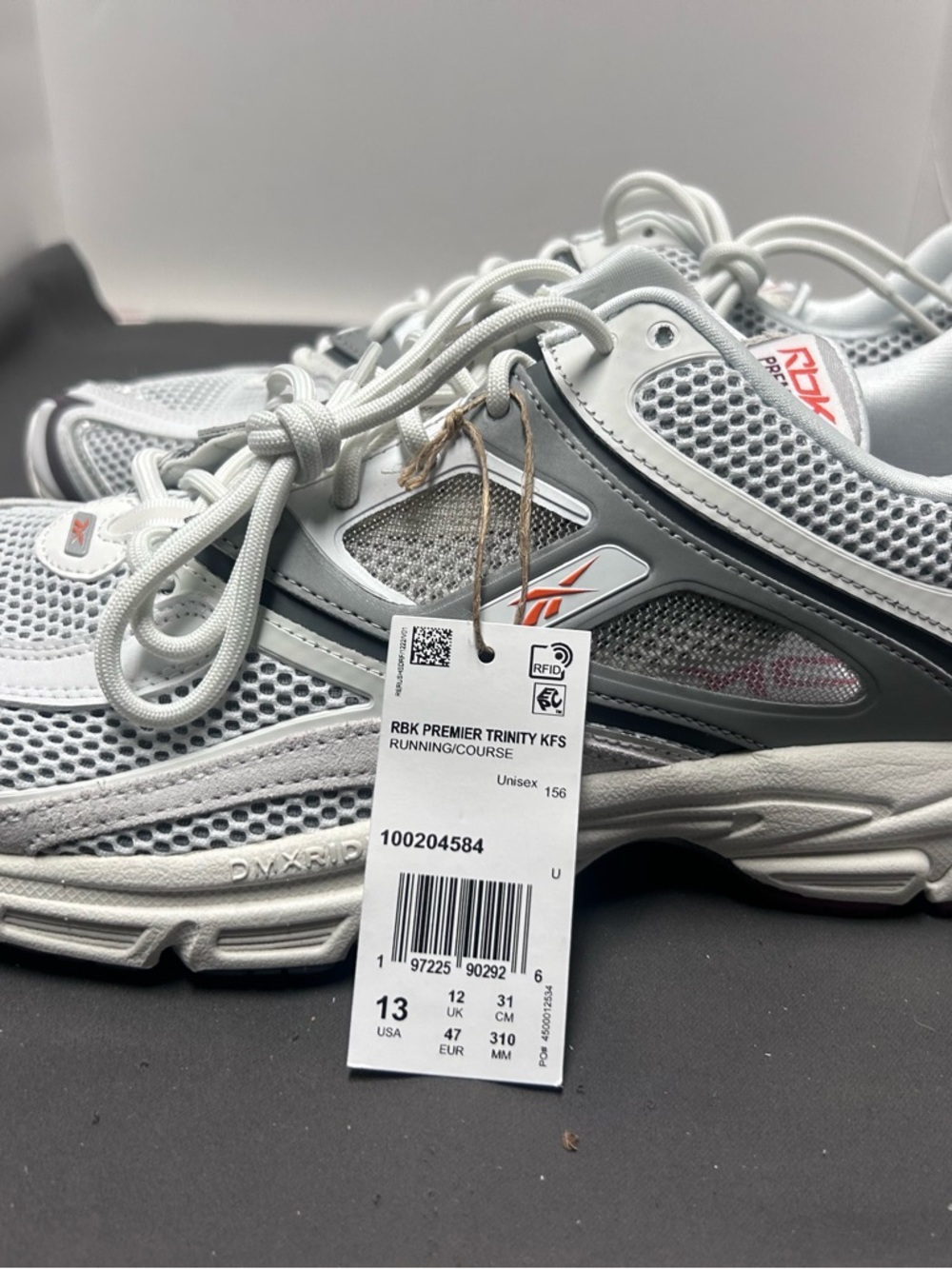 Size 13,12, Reebok Premier Trinity KFS Running/course DMX Ride - Picture 7 of 8